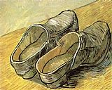 Vincent van Gogh A Pair of Leather Clogs painting